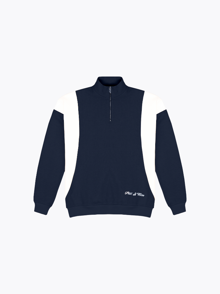 NAVY BLUE HALF-ZIP